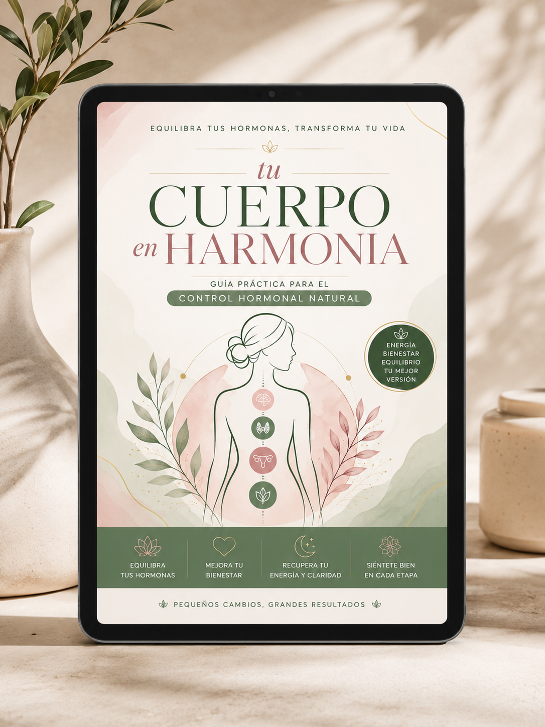 Sistema Equilibrio en Armonía — Colección Completa (4 productos) Ebook + 3 Bonos (12 Plantillas Imprimibles, Guía de Arranque Rápido y Transición en Armonía)
