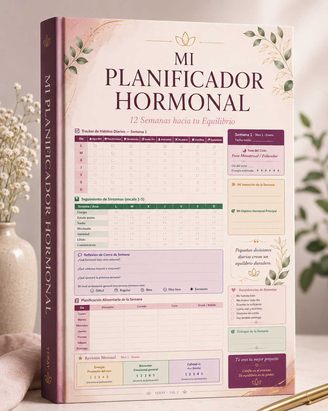 Pack de Plantillas Imprimibles — 12 Recursos Hormonales