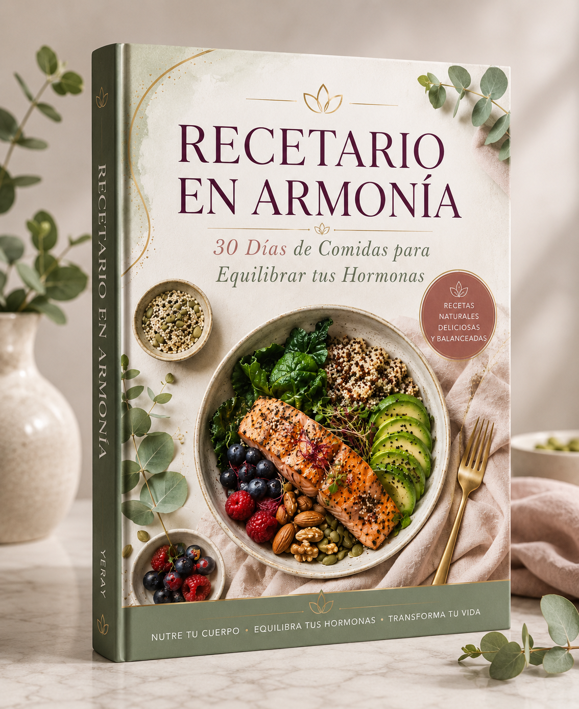 Recetario en Armonía — 30 Días de Comidas para tus Hormonas Ebook